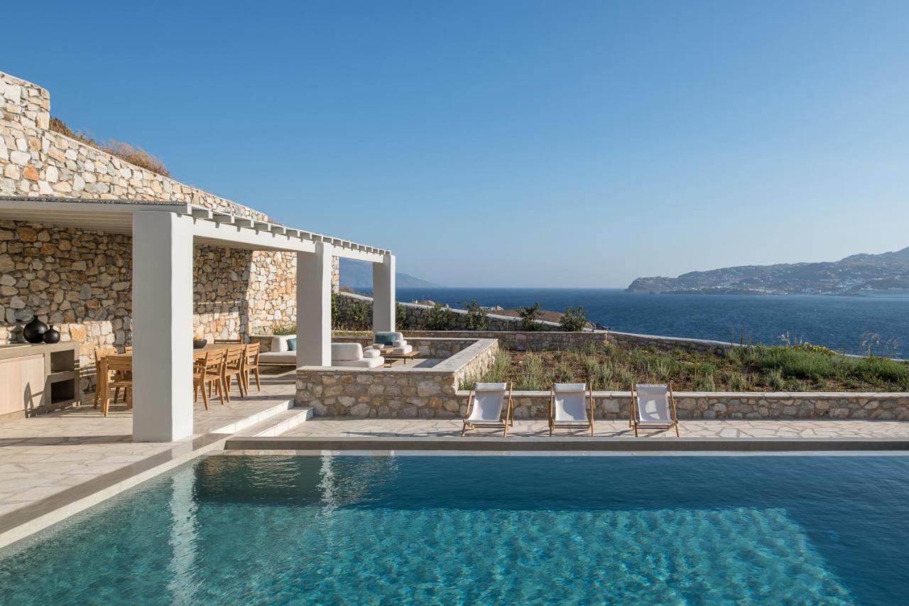 Mykonos Esti Luxury Villas Agios Ioannis Diakoftis Exteriör bild