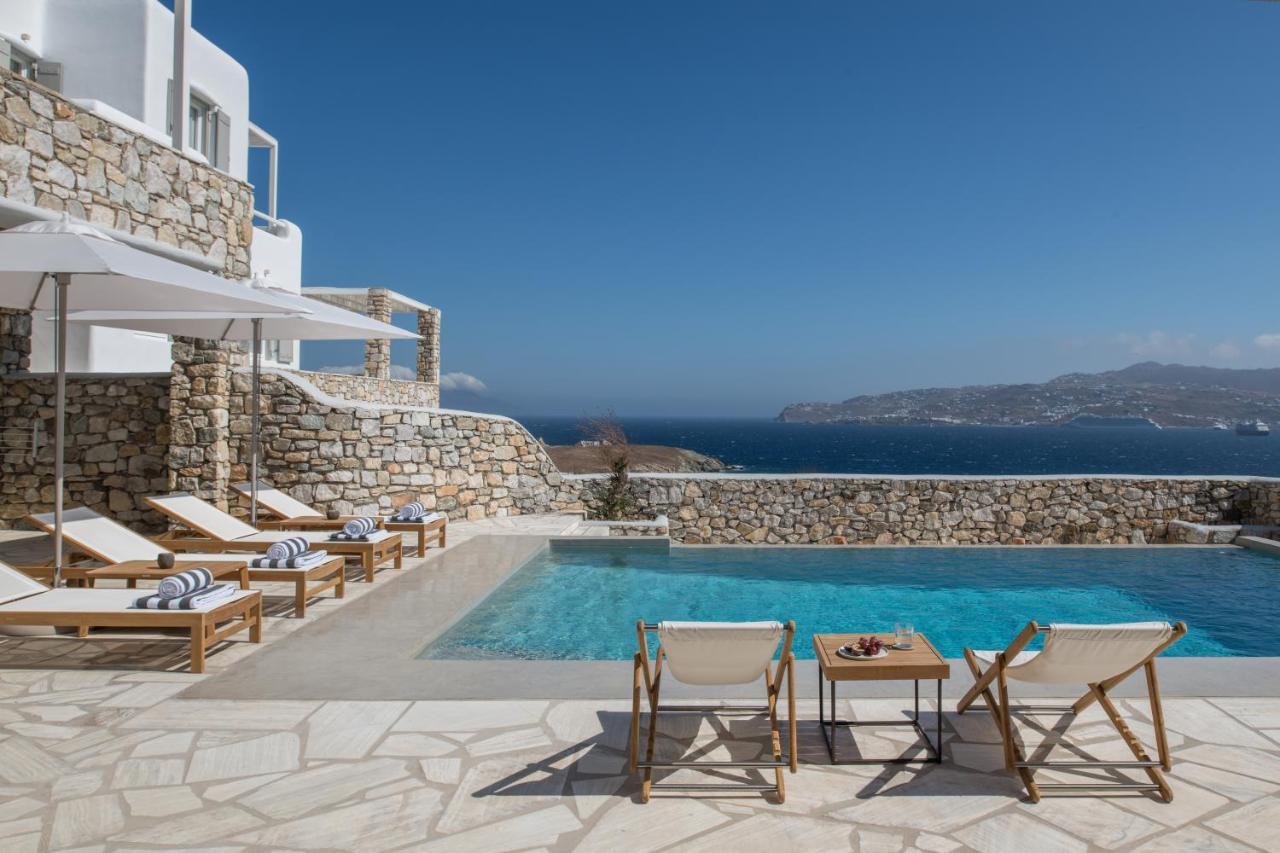 Mykonos Esti Luxury Villas Agios Ioannis Diakoftis Exteriör bild