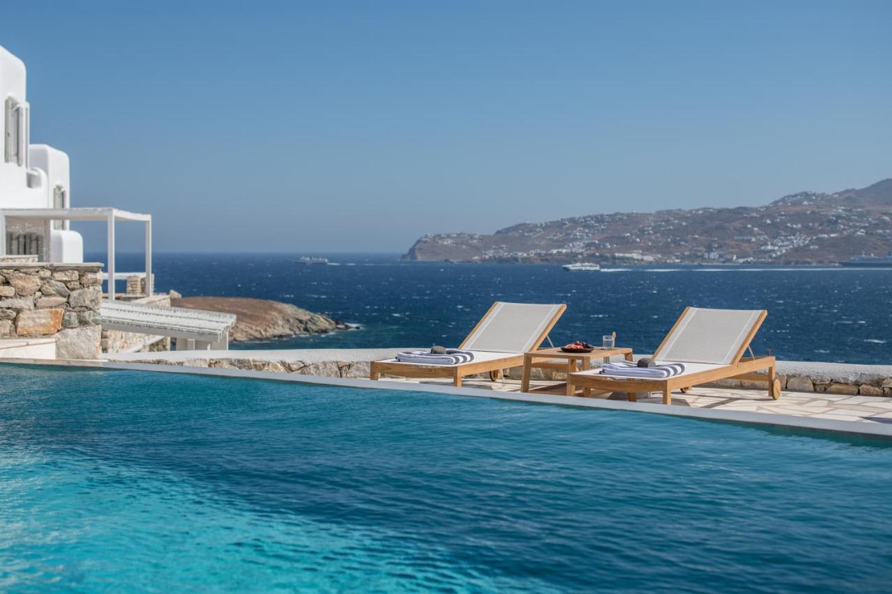 Mykonos Esti Luxury Villas Agios Ioannis Diakoftis Exteriör bild