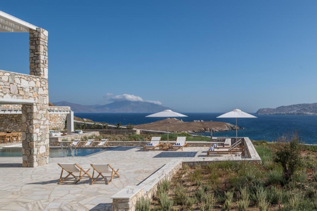 Mykonos Esti Luxury Villas Agios Ioannis Diakoftis Exteriör bild