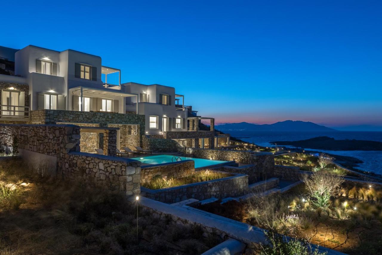 Mykonos Esti Luxury Villas Agios Ioannis Diakoftis Exteriör bild