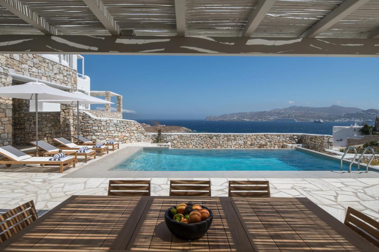 Mykonos Esti Luxury Villas Agios Ioannis Diakoftis Exteriör bild