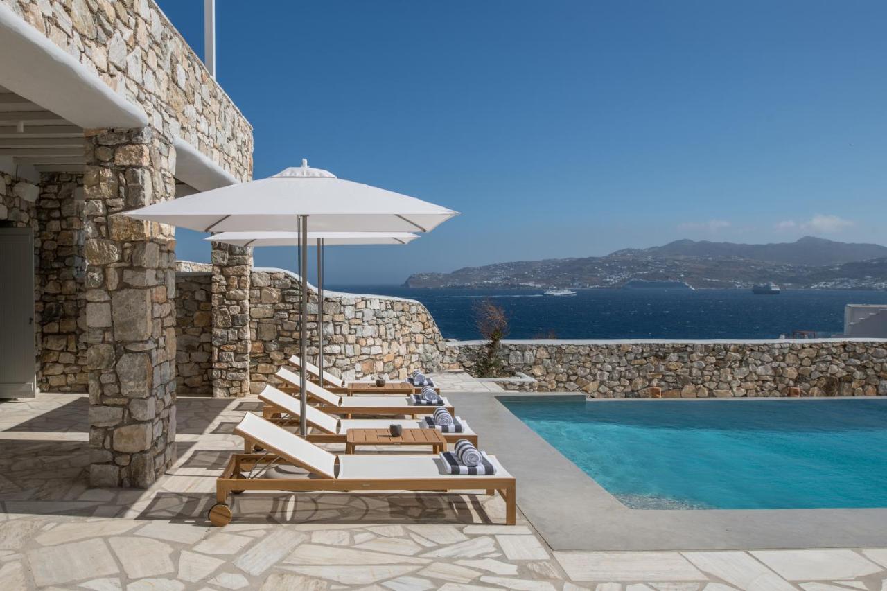 Mykonos Esti Luxury Villas Agios Ioannis Diakoftis Exteriör bild